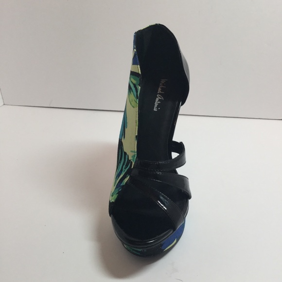 Michael Antonio green and multicolour Open Toe - Picture 12 of 13